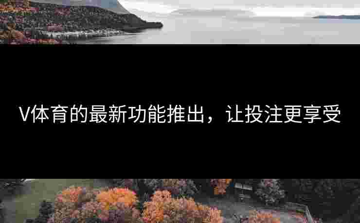 V体育的最新功能推出，让投注更享受