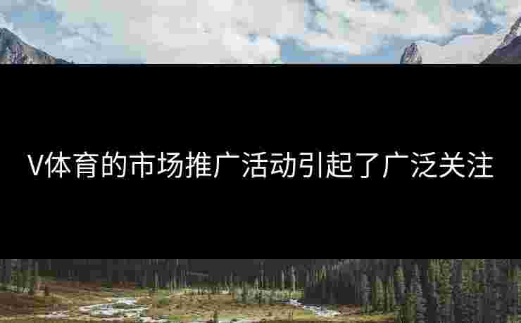 V体育的市场推广活动引起了广泛关注